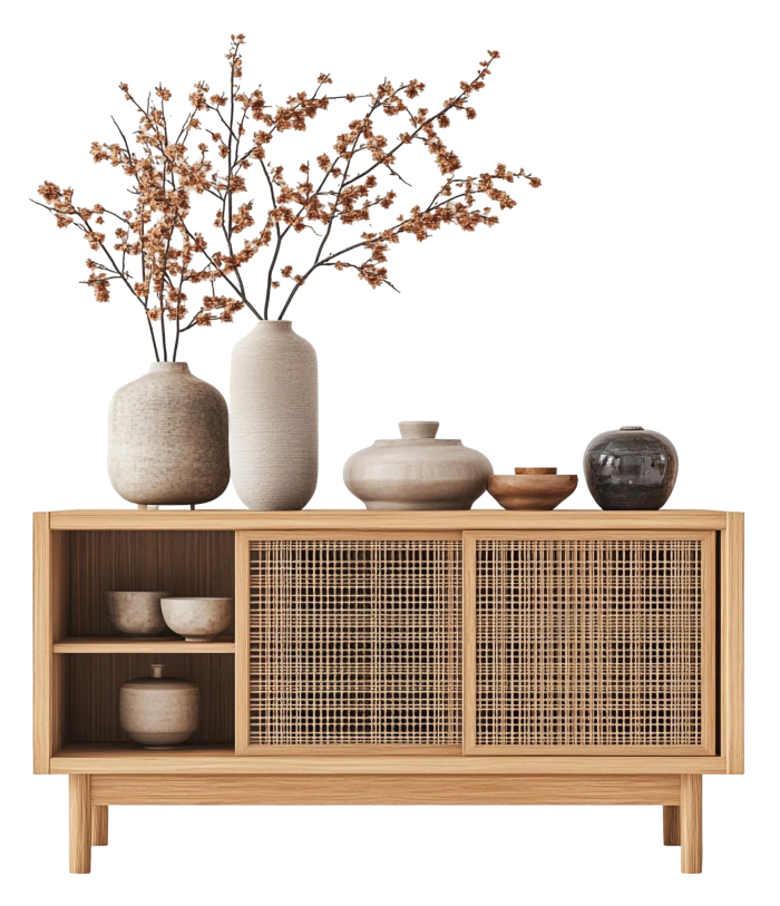 recibidor de madera